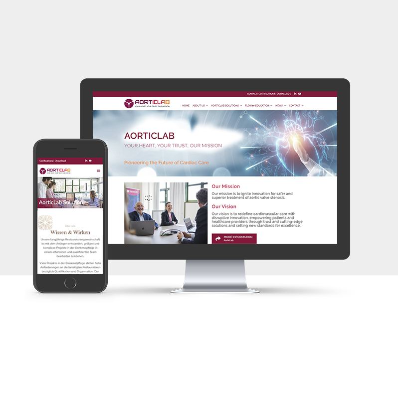aorticlab-web-design-implementation