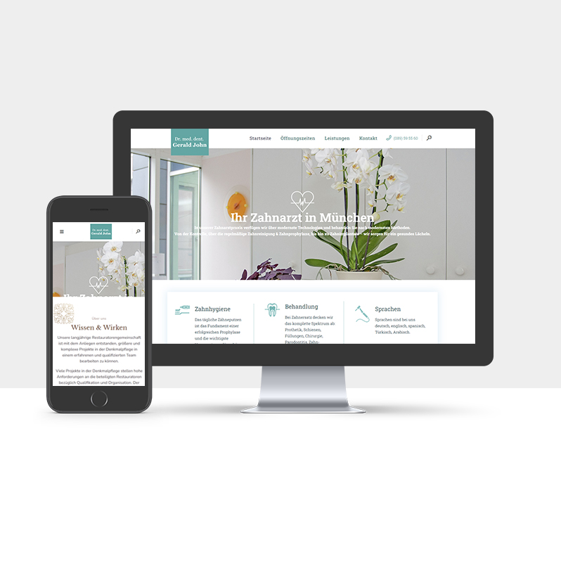 dr-gerald-john-website-design